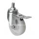 Zinc Plated 4 130kg Threaded Brake PA Caster 5044-25 for Heavy Duty Applications