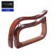 Standard Office Chair Arm Rest Replacement Reddish Brown Solid Wood Armrest