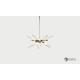 12 Bulbs Astral Agnes Modern LED Chandeliers Polished Nickel