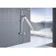 Chrome Temp Control Rainfall Shower Set , Bathroom Shower Systems Water Powered