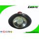 Black Shell LED Mining Headlamp High Safety For Patrolling / Overhauling / Emergency
