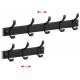 Heavy Duty Stainless Steel Robe Hooks Black Matte Color For Hanging Coat