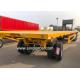 Yellow Aluminum Full Frame Dump Trailer For Heavy Duty Dumping