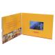 5 Inch TFT Video Greeting Card , 4G Flip Book Video For Advertising