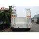 High Point Load Low Flatbed Semi Trailer With Mechanical Suspension