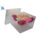 Clear Lid Acrylic Flower Box Luxury Plexiglass Flower Box Eco - Friendly