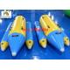 2 People Water Games Inflatable Fly Fishing Boats , PVC Inflatable Banana Boat