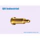 Gold Plated for 1A 2A 3A 4A 5A Current Rate Through Hole Mounted 1mm 2mm 4mm 7mm 12mm Spring Loaded Connector Pogo Pin