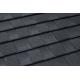 Makuti Grained Tile Coffe Black Color Coated Stone Aluzinc Metal Roofing Tile 0.42mm AZ40 50 Years Warranty Retail
