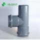 Grey UPVC Fitting Plumbing Fitting with Rubber DIN Standard Pn10 QX Pressure Rating