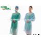 OEM Anti Splash Polypropylene SMS Disposable Isolation Gowns