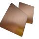Anti Finger Copper Color Hairline Finish Stainless Steel Sheet For Panel Ornamental