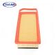 PU Frame Automobile Air Filter , Yellow High Flow Auto Air Filters 055129620