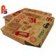 High Safety Matt Lamination Surface Finish For Pizza Paper Food Packing Box