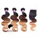 Brazilian Lace Closure Natural Black Body Wave Human Hair , 8 - 18 Length