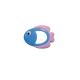ODM Silicone Baby Teether Toys Small Fish Pineapple With Size Is 8.1*8.3 cm And Weight Is 26 Gram