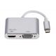 Silver / Grey Computer Accessories Type C To HDMI VGA Adapter