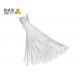 White Bulk Nylon Cable Ties 2.5 * 120mm For Hand Using Reach Certificate