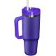 Double Walled Mutifunctional Vacuum Insulated Water Straw Bottle 16 Oz