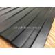 Black 5mm Thick Wide Ribbed Rubber Mats , Great Wall Broad Corrugated Rubber Sheets