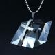 Fashion Top Trendy Stainless Steel Cross Necklace Pendant LPC332