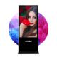 Floor Standing Lcd Display 43inch Stand Alone Kiosk Customized Vertical