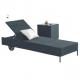 UV resist wicker rattan plastic pool furniture luxury outdoor garten lounge sun beds outdoor furniture---6063