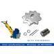 8 Tips Concrete Milling Cutters 8pt TCT Carbide Cutters For Coating Removal Concrete Planner Scarifiers