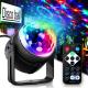RGB Disco Ball Party Lights DJ Disco Light LED Projector Strobe Lamp Birthday Party Car Club Bar Karaoke Xmas Sound Acti