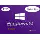 Windows 10 Pro 1 User FPP 100% Digital Activation License Key