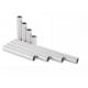 2A12 , 2024 , 7075 , 7055 , 7150 Customized Anodized Extruded Alloy Aluminum Extrusion Profile / Extruded Aluminum Tubing
