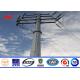 110kv Steel Utility Pole Electric Light Pole For Electrical Dsitribution Line