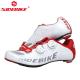 Athletic Speed Breathable Cycling Shoes , Road Riding Shoes Good Shock