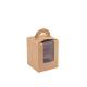 Square Food Container Paper Box Oilproof For Loaf Wedding Birthday Cake
