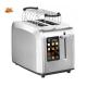 Touch Screens 2 Slot Toaster Stainless Steel 900w 120v