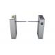 Office Entrance Drop Arm Turnstile SS304 Stainless Steel Half Height With Alarm Function