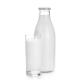 Custom 350ml 500ml Milk Bottle Glass Milkshake Bottles With Lid