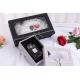 Gift Boxes custom packaging supplies square Velvet Flower Gift Boxes Transparent Window Valentine's Day Cardboard Box
