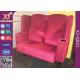 High Grade Fabric VIP Cinema Seating , Lover Cinema Chair With Double Seats