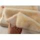 Imitation Rabbit Plush Faux Fur Fabric Soild Pattern 100% Polyester Back