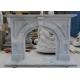 Marble Fireplace Solid Natural Stone Fireplace Handcarved Modern Home Decorative