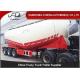 50 m³ Bulk Cement Tanker Trailer Single Compartment Dimension 11.5m × 2.5m × 4.0m