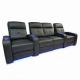 Space Saving Auditorium Commercial Theater Seating With Cup Holder