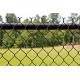 Vegetable Garden Chain Link Panels Regular Standard Temporary Fence PVC Coated / Galvanized