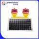 Solar Powered Double Led Aviation Obstruction Light Low Intensity