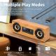Wood Material Wireless Portable Bluetooth Speakers Rechargeable For Laptops