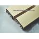 Anodised Gold Aluminum Extrusion Sliding Door Track / Channel