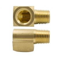 CNC 1/4 NPT Pipe Brass 90 Degree Street Elbow Lead Free