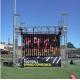 Waterproof Outdoor LED Screen Rental Video Wall 1R1G1B With 192*192 Module Size