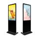 UHD Indoor Multi Touch LCD Display Kiosk Floor Standing Advertising Display